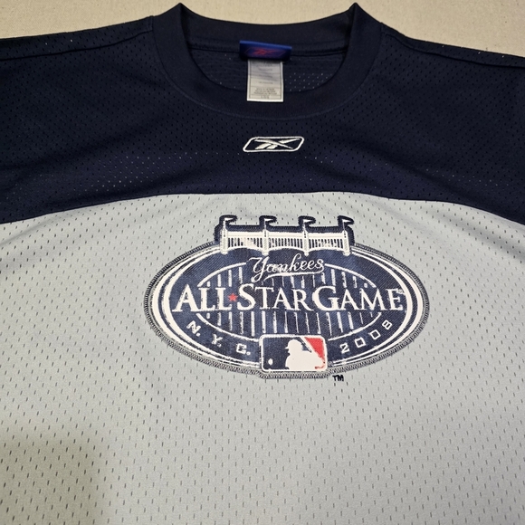 Reebok MLB Men's New York Yankee All Star Game 2008 Batting Mesh Jersey Size L - Picture 3 of 6